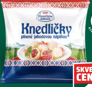 Mamičkine dobroty Jahodové knedličky hlboko-mrazené