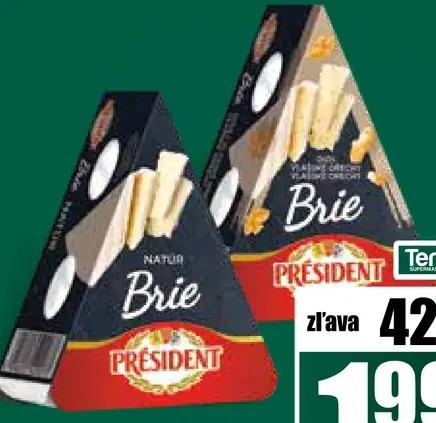 Brie Président 2 druhy