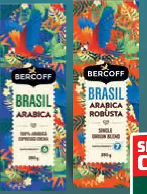 Bercoff Zrnková káva Brasil