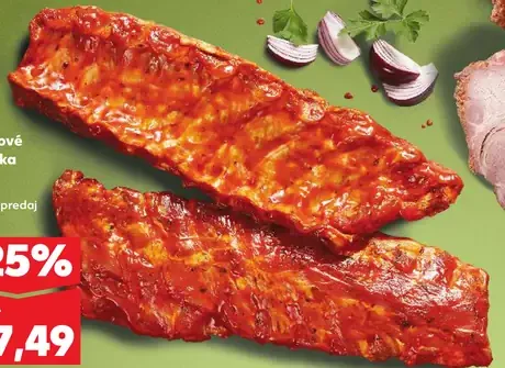 Bravčové rebrá z karé honey