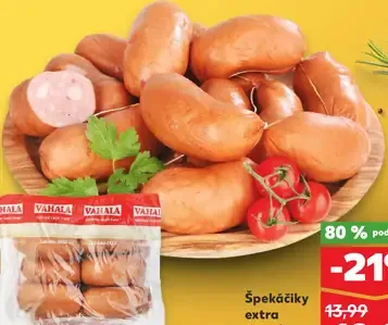 VAHALA Špekačky extra viazane