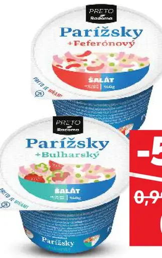 Parížsky šalát - Feferónový