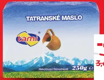 Tatranské maslo 82 %