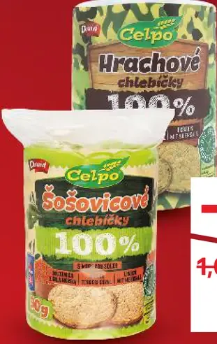 Celpo Hrachové chlebíčky