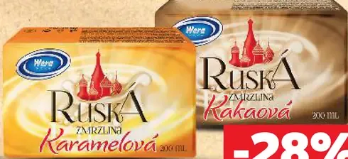 Ruská Zmrzlina Karamelová
