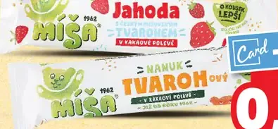 Míša mrazený tvarohový krém