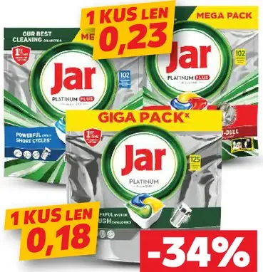 Jar Tablety do umývačky