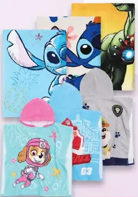 Paw Patrol, Stitch, Avengers Detské pončo alebo Osuška