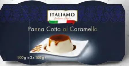 Italiamo Pannà Cotta karamelový dezert