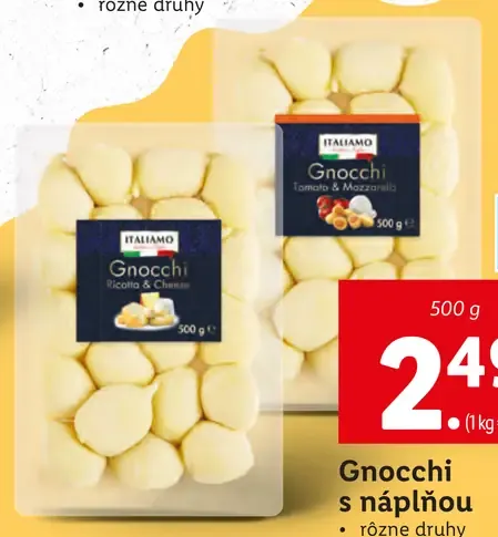 Italiamo Gnocchi s náplňou