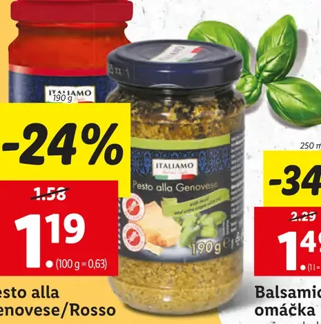 Italiamo Pesto alla Genovese/Rosso