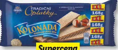 Kolonáda s orieškovo-čokoládovou náplňou