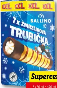 Ballino Trubičky plnené vanilkovou zmrzlinou