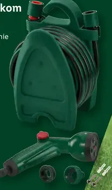 Záhradná hadica s držiakom