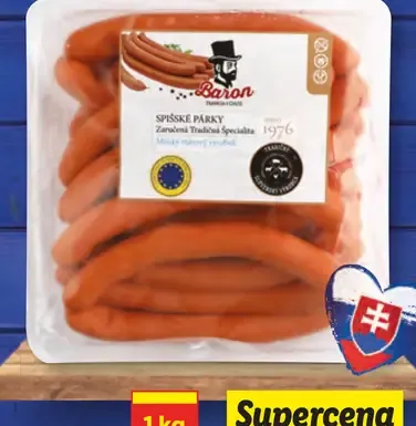 Sládek Spišské párky