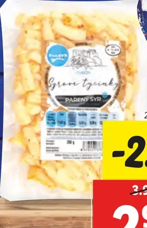 Pařížek Syrové tyčinky
