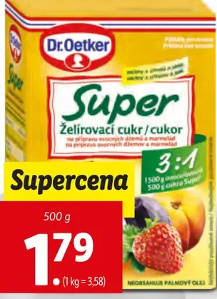 Dr. Oetker želírovací cukor Super