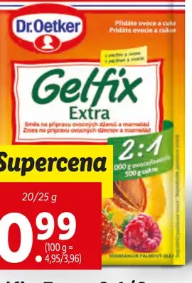 Dr. Oetker Gelfix Extra 2:1/Super 3:1