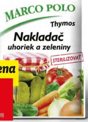 Thymos prípravok na zaváranie
