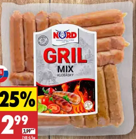 Mix klobások na gril