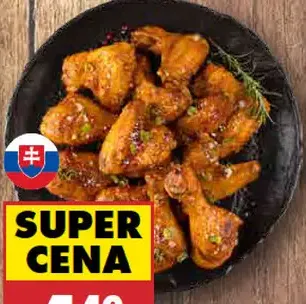 Kuracie stehná horné, dolné a krídla korenené