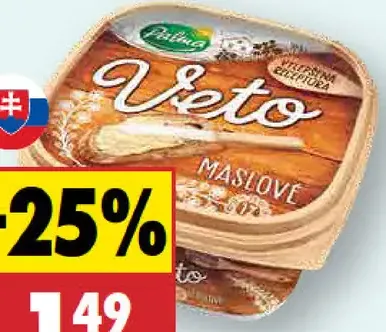 Veto Margarín s tradičným maslom