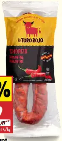 El Toro Rojo Chorizo Pikant