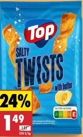 Top Tyčinky maslové solené