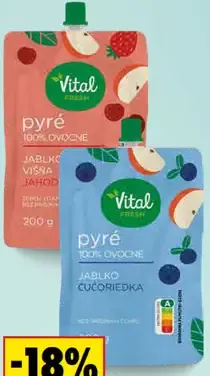 Vital Fresh Ovocné pyré mix