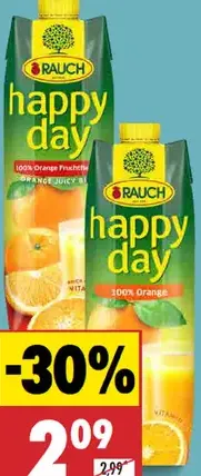 Rauch Džús Pomaranč Happy Day 100%