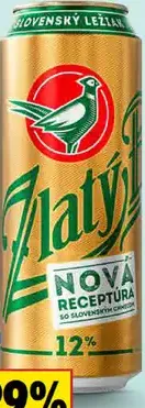 Zlatý Bažant Pivo Zlatý Bažant 12° plechovka