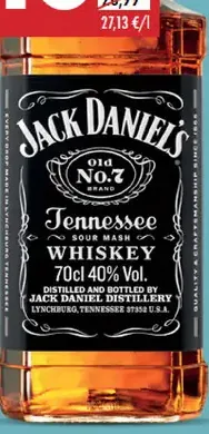 Jack Daniel's Tennessee Sour Mash Whiskey