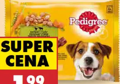 Pedigree Krmivo pre psy kapsičky kuracie/hovädzie v šťave