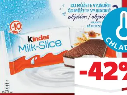 Kinder Milk-Slice
