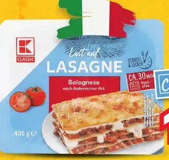 K Classic Bolonské lasagne