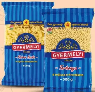 Gyermelyi 4-vaječné cestoviny rôzne druhy