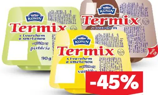 Kunín Termix tvarohový dezert