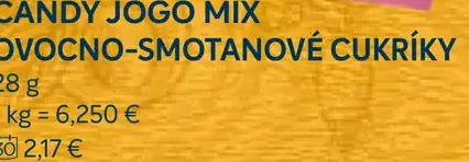 Candy Jogo mix ovocno-smotanové cukríky