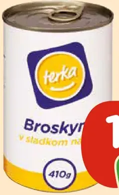 Terka Broskyne polené v sladkom náleve
