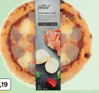 Tesco Finest prosciutto cotto pizza