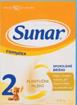 Sunar dojčenské mlieko