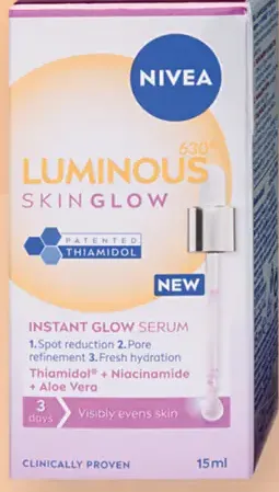Nivea Luminous Skin Glow pleťové sérum