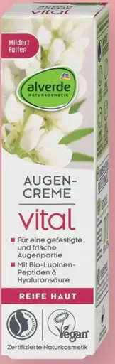 Alverde Naturokosmetik vital očný krém