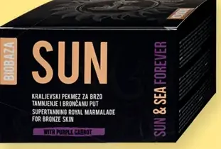 Biobaza Sun marmeláda na rýchle opaľenie