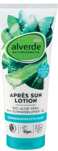 Alverde NATURKOSMETIK telové mlieko po opaľovaní