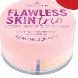 Essence Flawless Skin Trio sypký fixačný púder