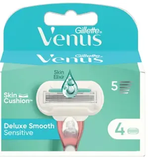 Gillette Venus Deluxe Smooth Sensitive náhradné holiace hlavice
