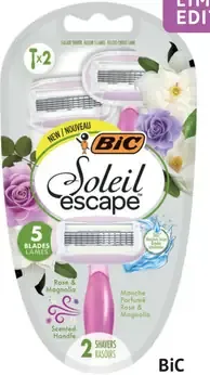 BIC Soleil escape dámske jednorazové holiace strojčeky