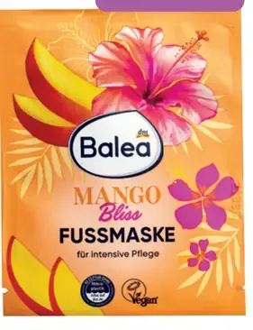 Balea Mango Bliss maska na nohy