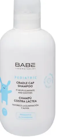 BABÉ Laboratorios Pediatric Šampón na mliečne chrasty